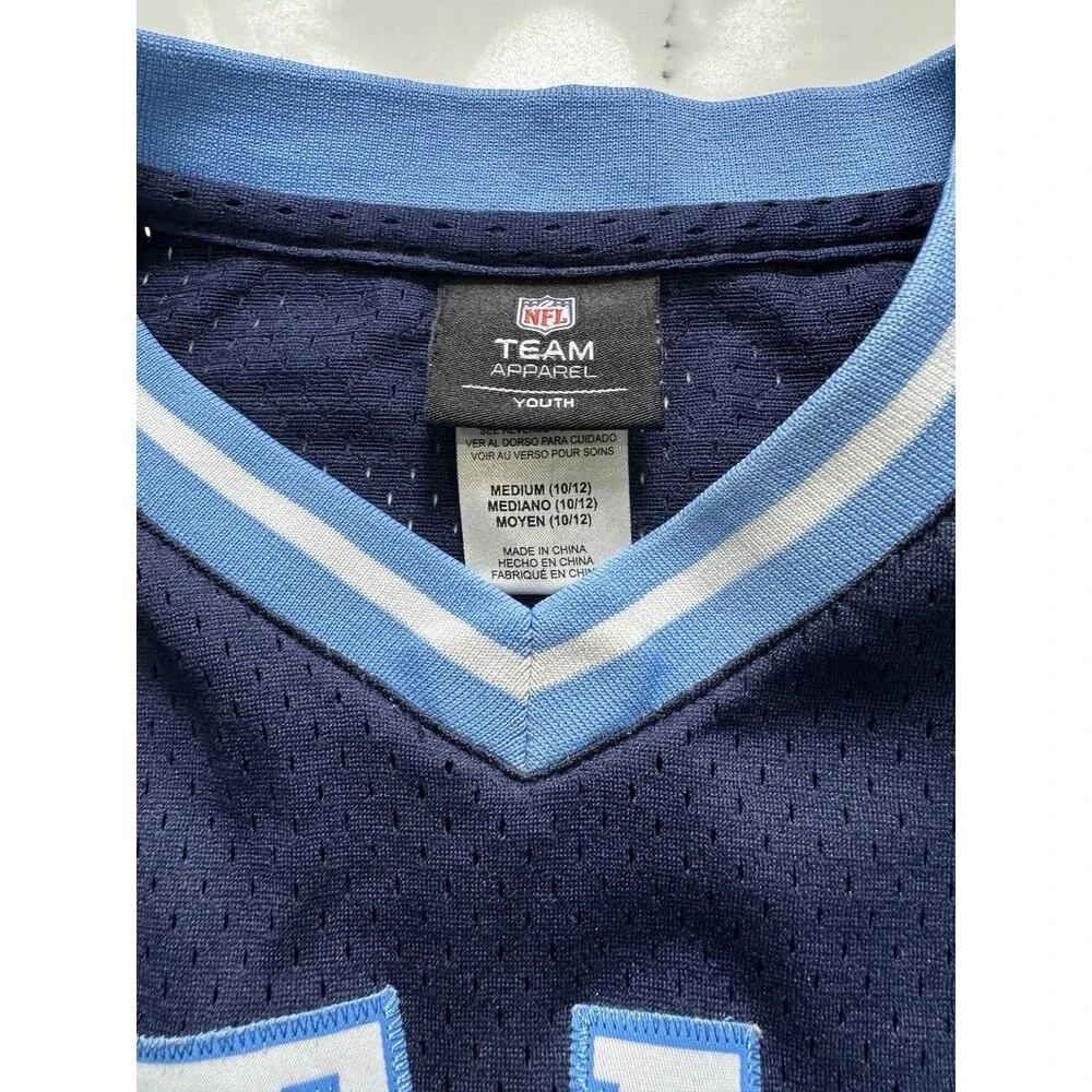 OFFICIAL NFL TENNESSEE TITANS MESH  JERSEY' YOUTH SIZE MED-10-12 (0074)